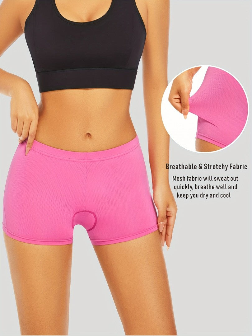 Women's padded cycling liner shorts - product photo 4