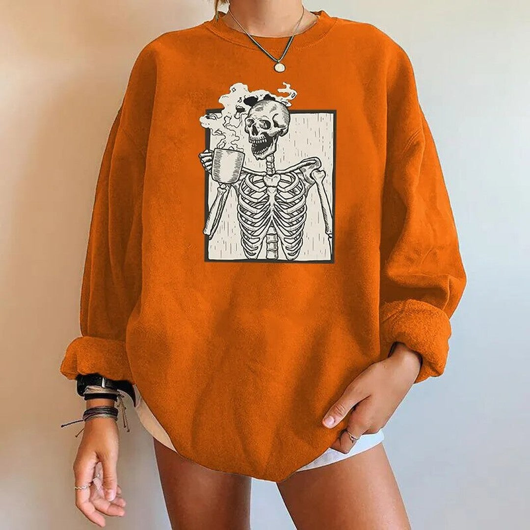 Woman wearing the Tessa women's sweater, front view