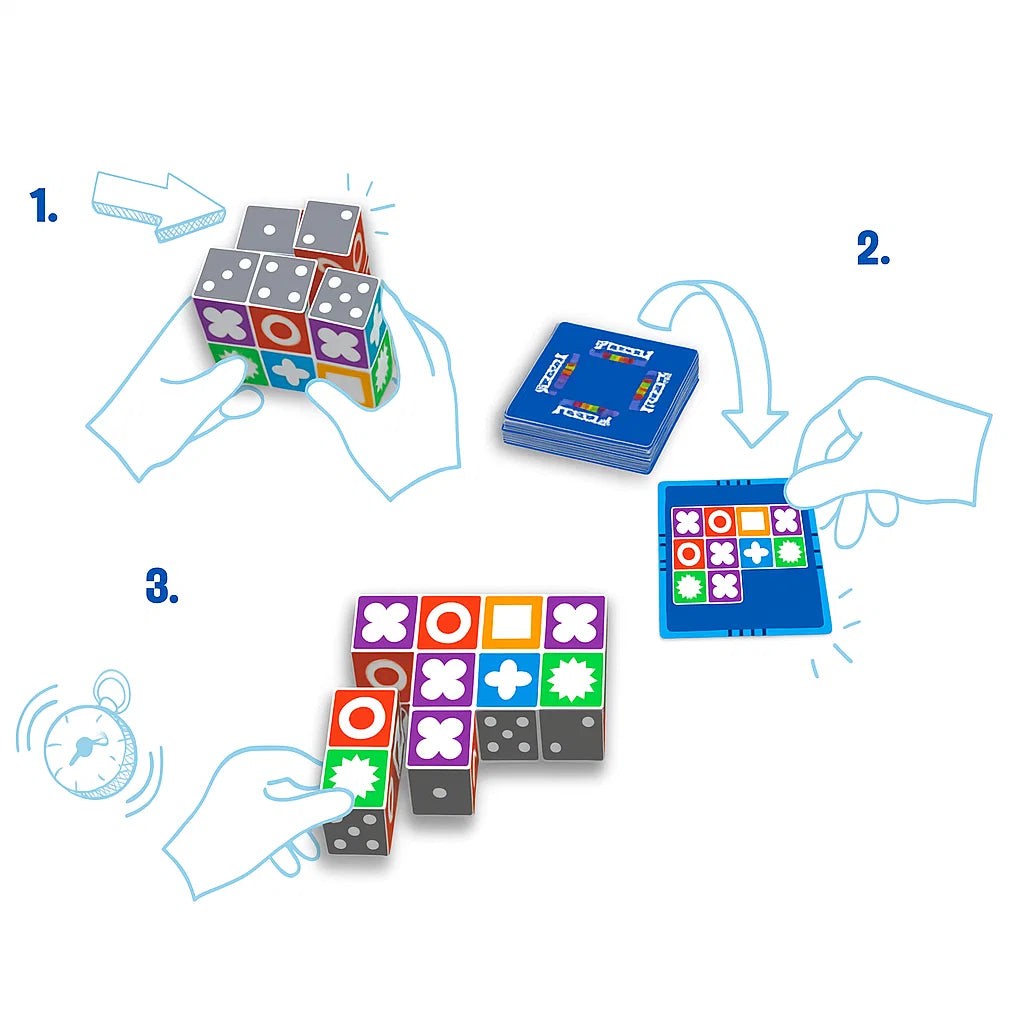Symbol dice and card logic game - product photo 9