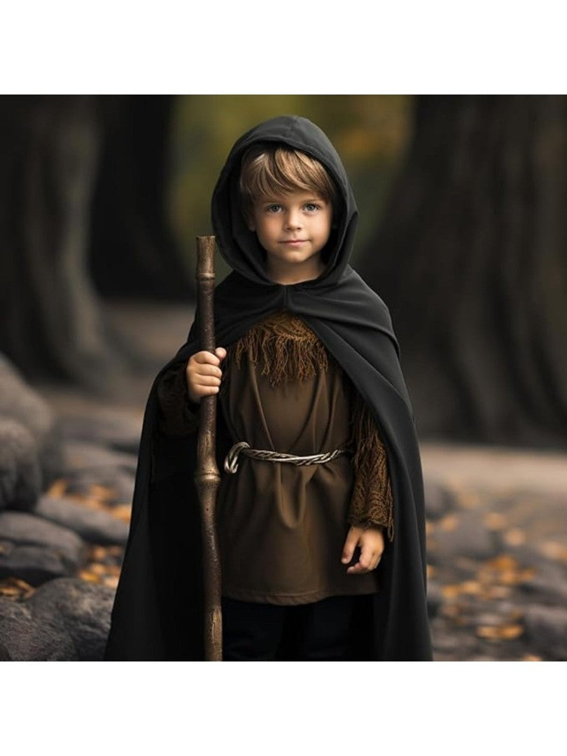 Kids' hooded wizard cape - product photo 1