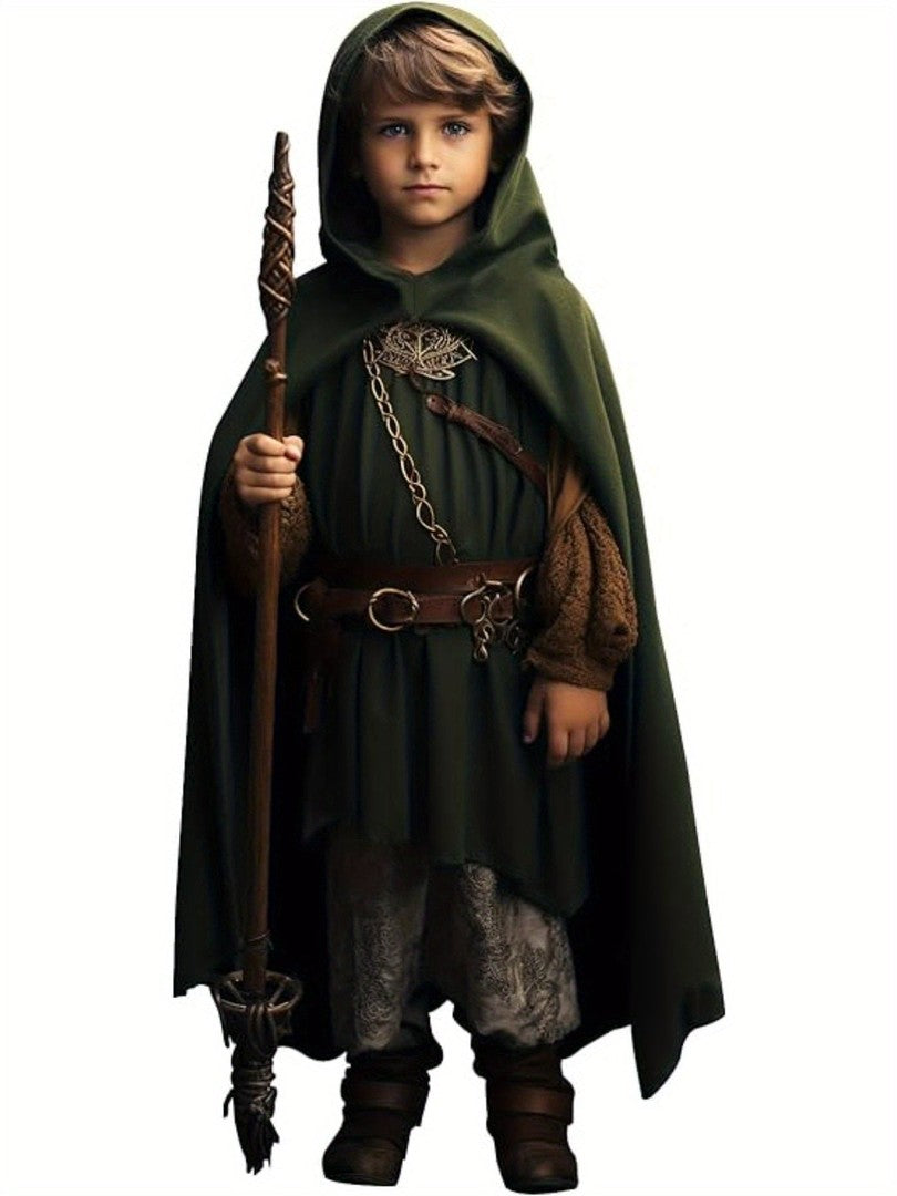 Kids' hooded wizard cape - product photo 5