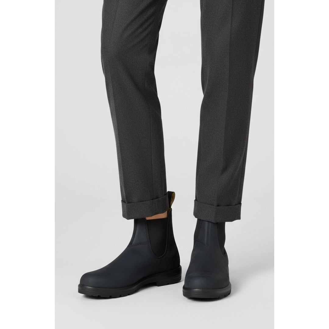 Woman wearing the Thorne women's boots, 8 view
