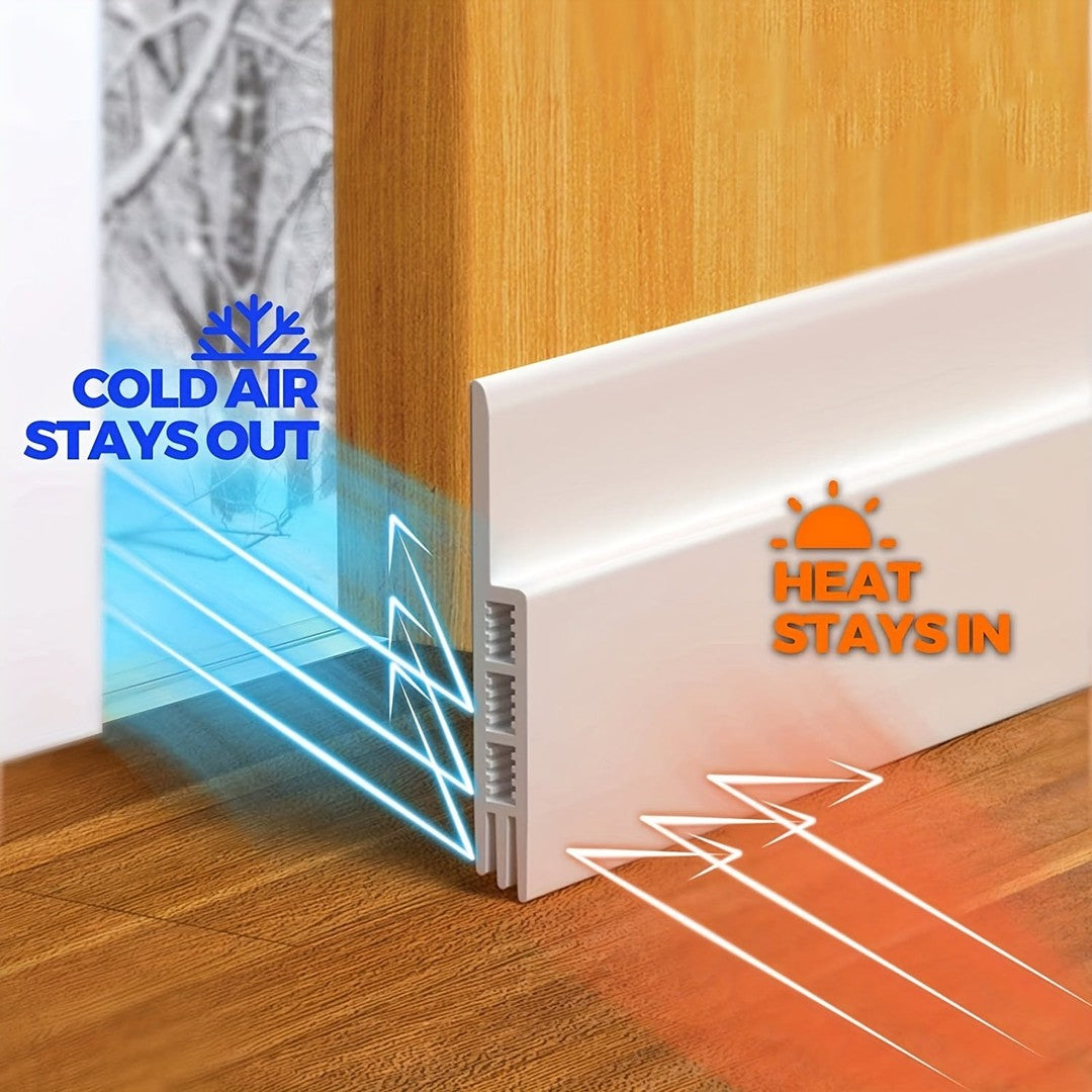 Silicone under-door draft seal strip - product photo 2