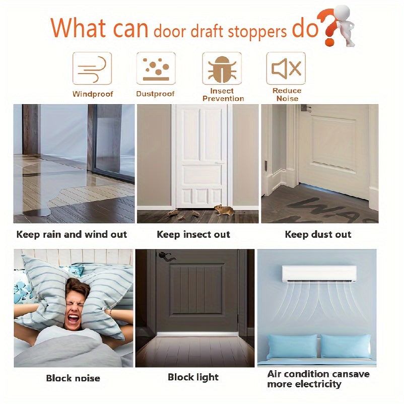 Silicone under-door draft seal strip - product photo 9
