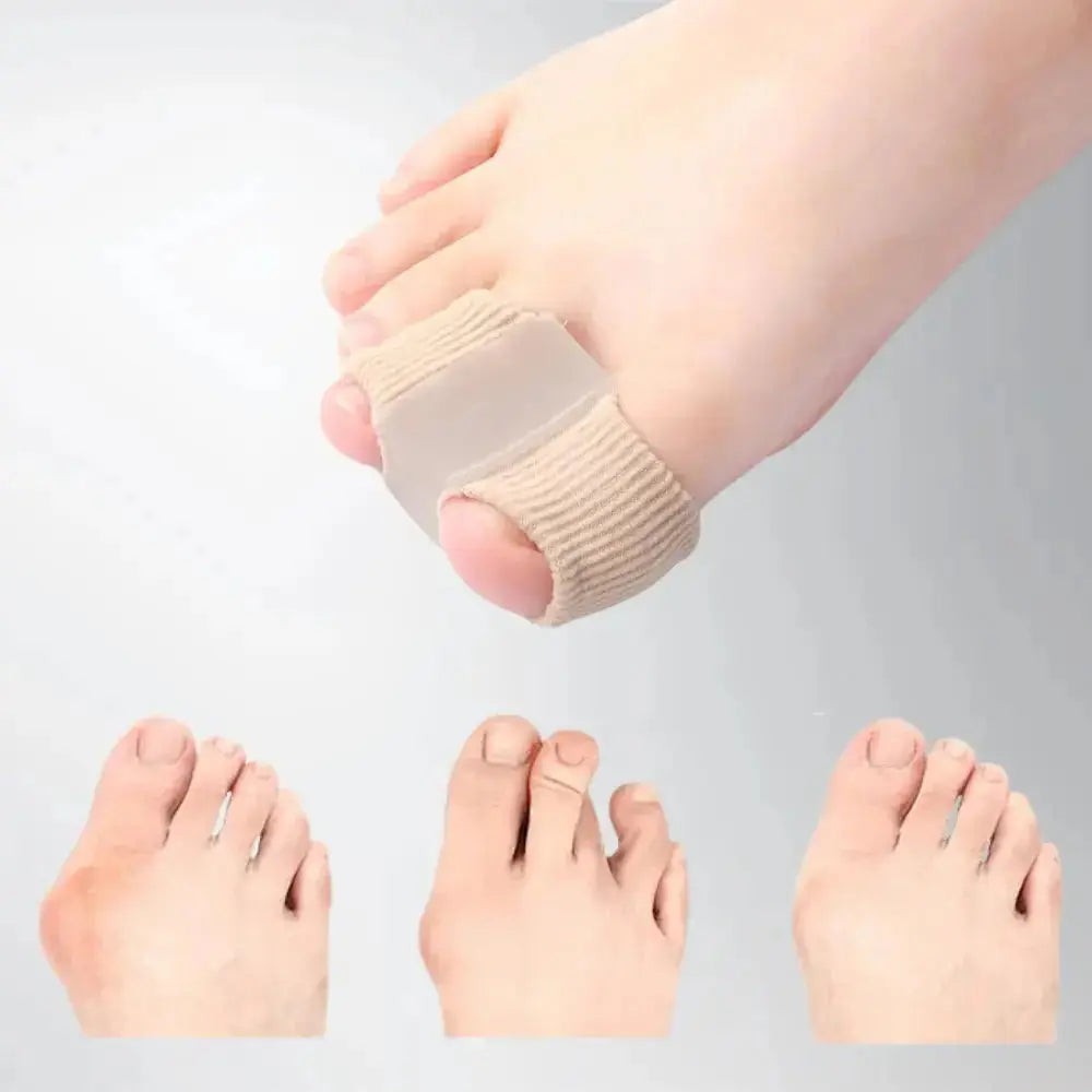 Soft silicone gel toe separators - product photo 1