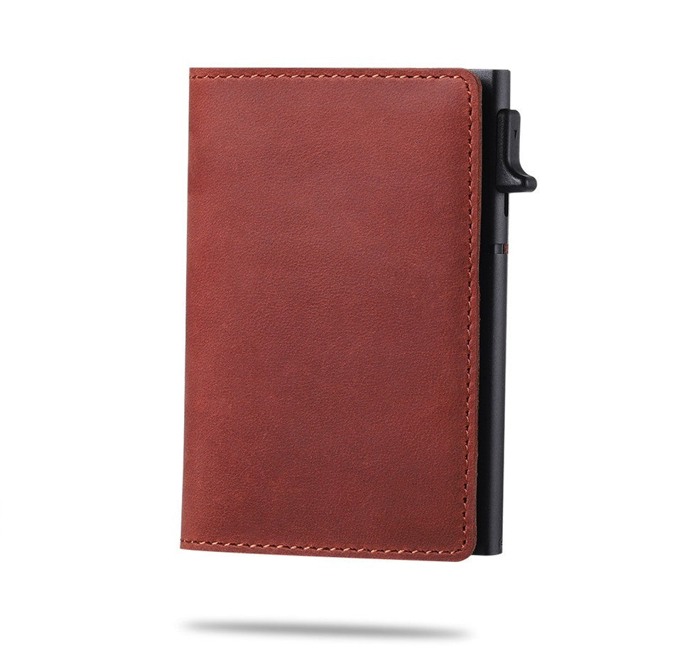 Slim card wallet with a tracker compartment - product photo 12