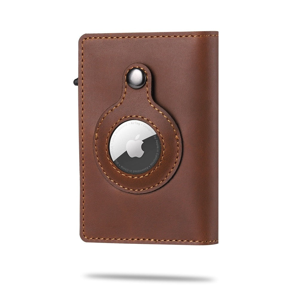 Slim card wallet with a tracker compartment - product photo 14