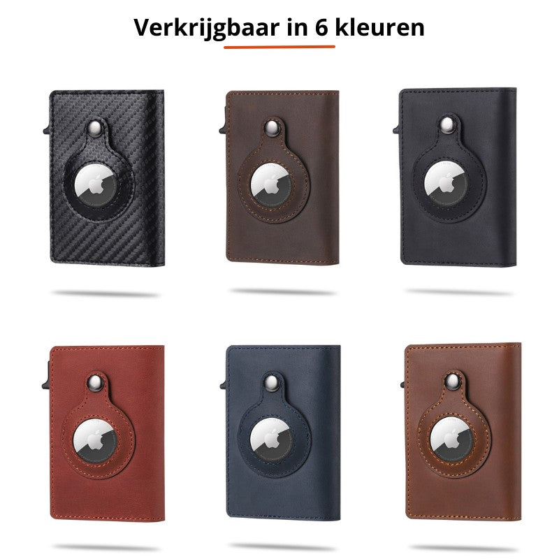 Slim card wallet with a tracker compartment - product photo 2