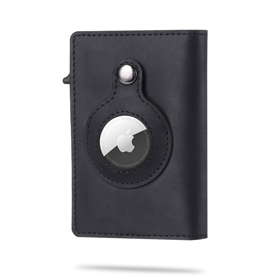 Slim card wallet with a tracker compartment - product photo 7