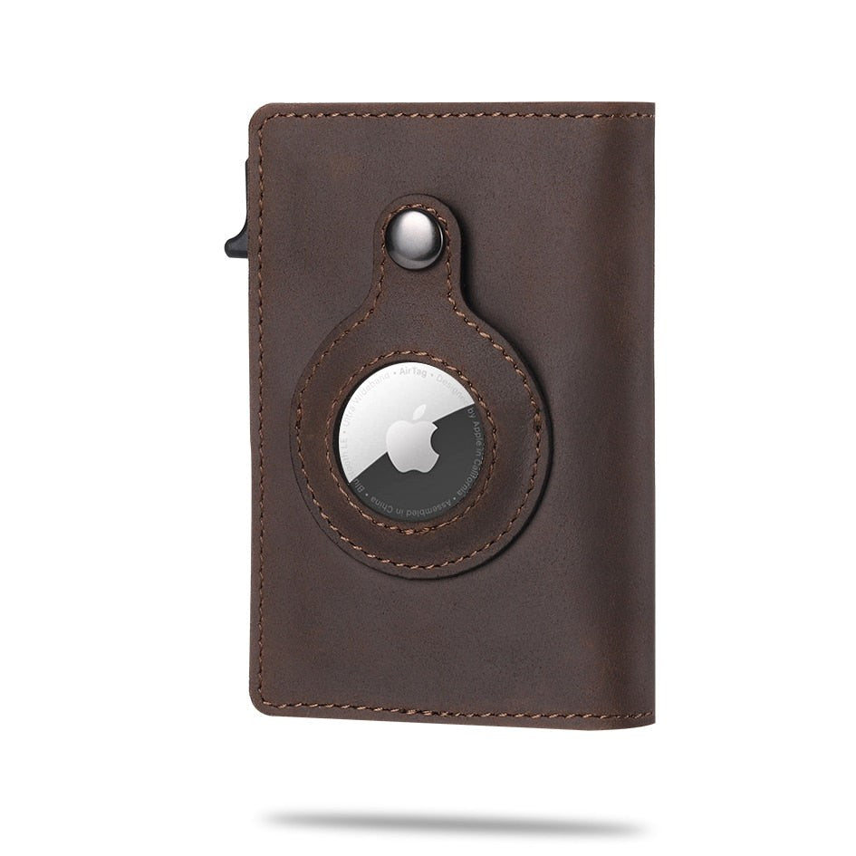 Slim card wallet with a tracker compartment - product photo 9