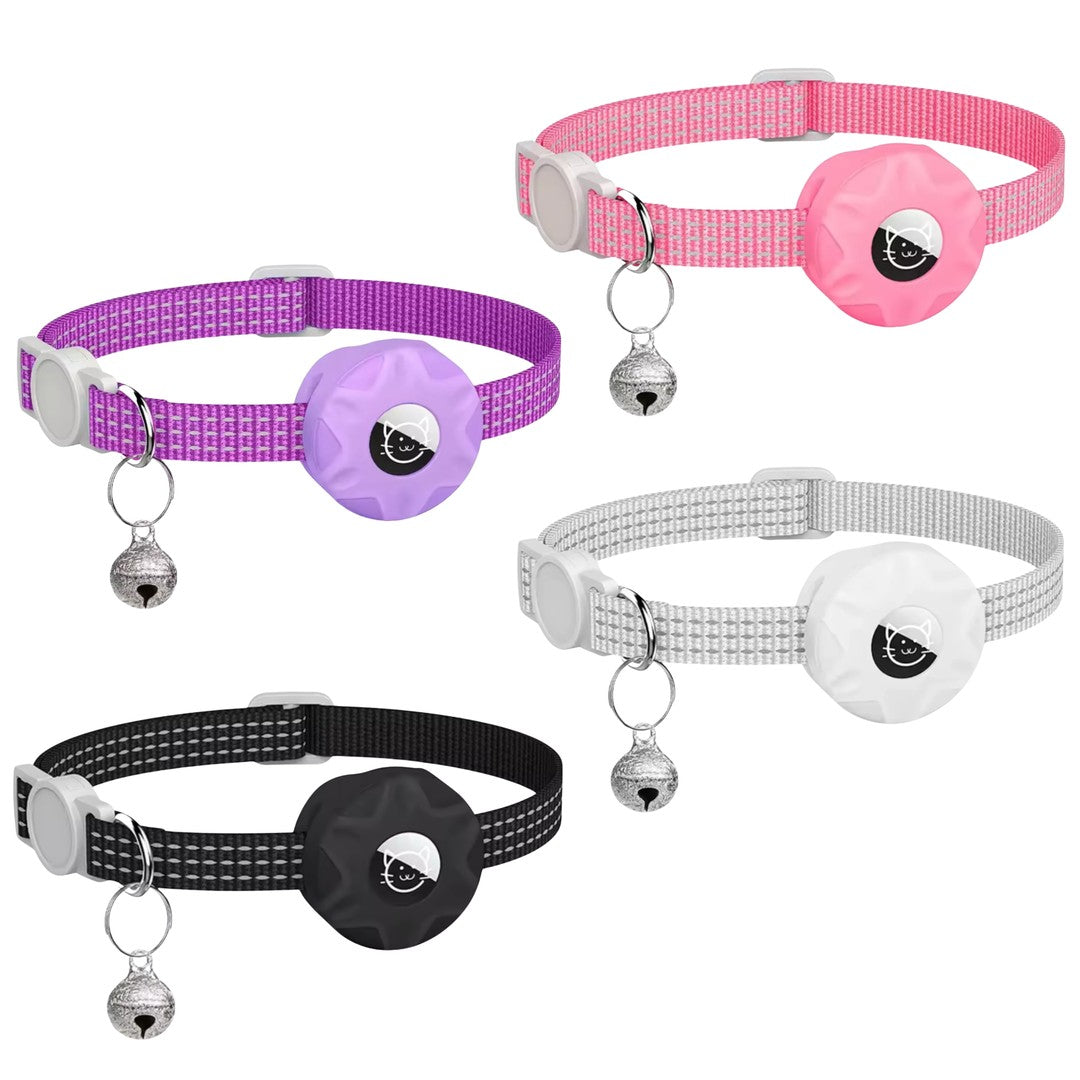 Pet tracker tag on a reflective collar - product photo 10