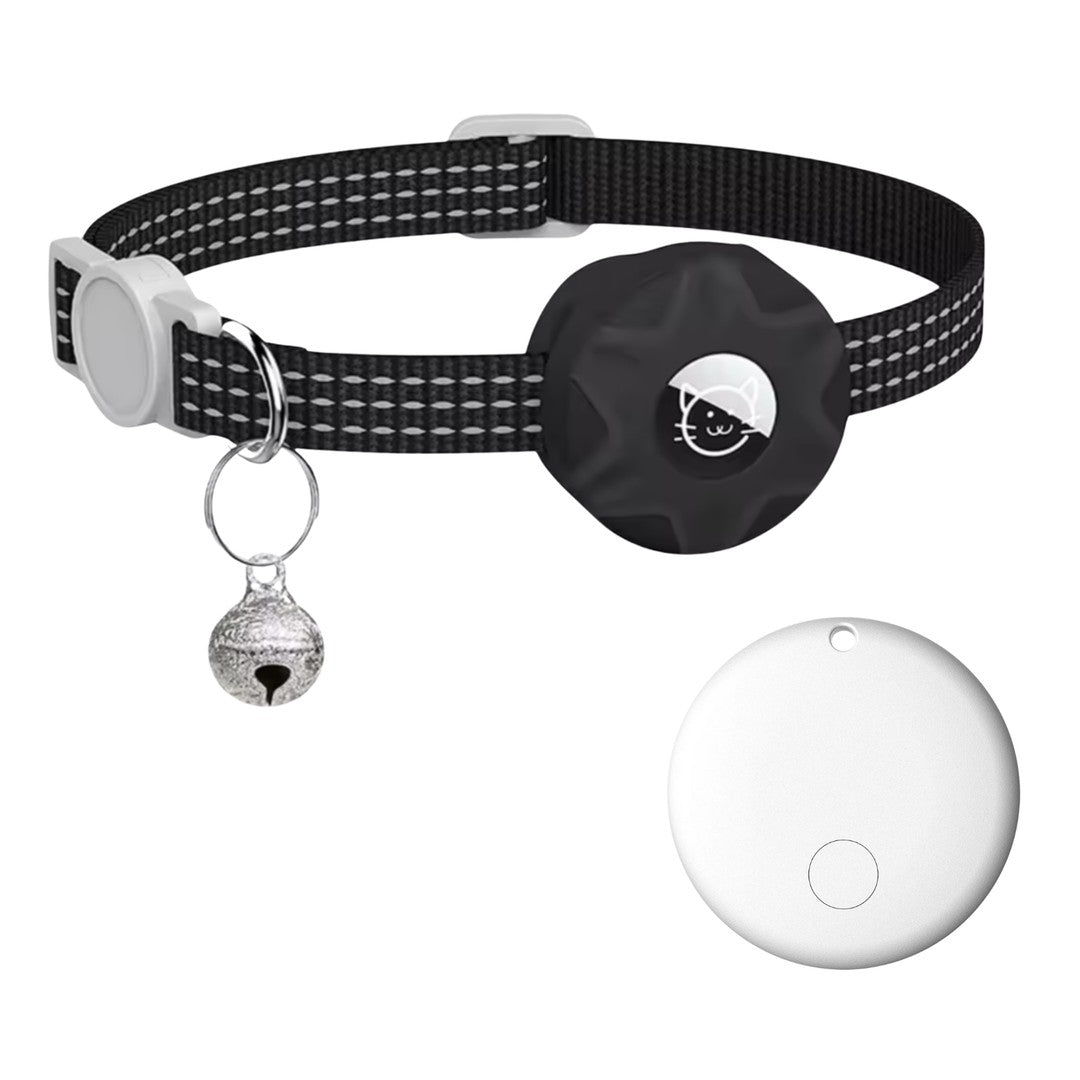 Pet tracker tag on a reflective collar - product photo 13