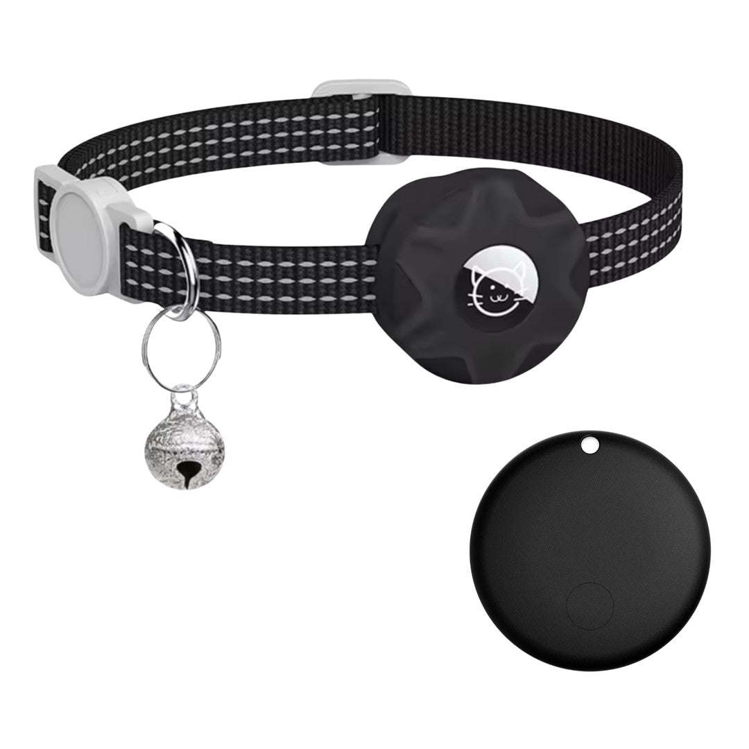 Pet tracker tag on a reflective collar - product photo 14