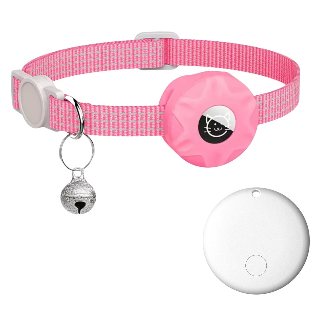 Pet tracker tag on a reflective collar - product photo 15