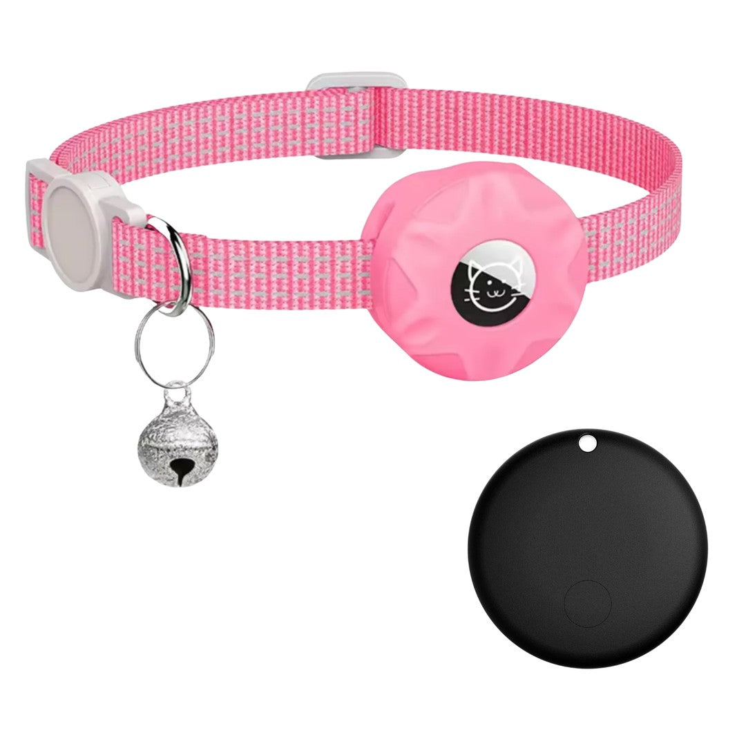 Pet tracker tag on a reflective collar - product photo 16