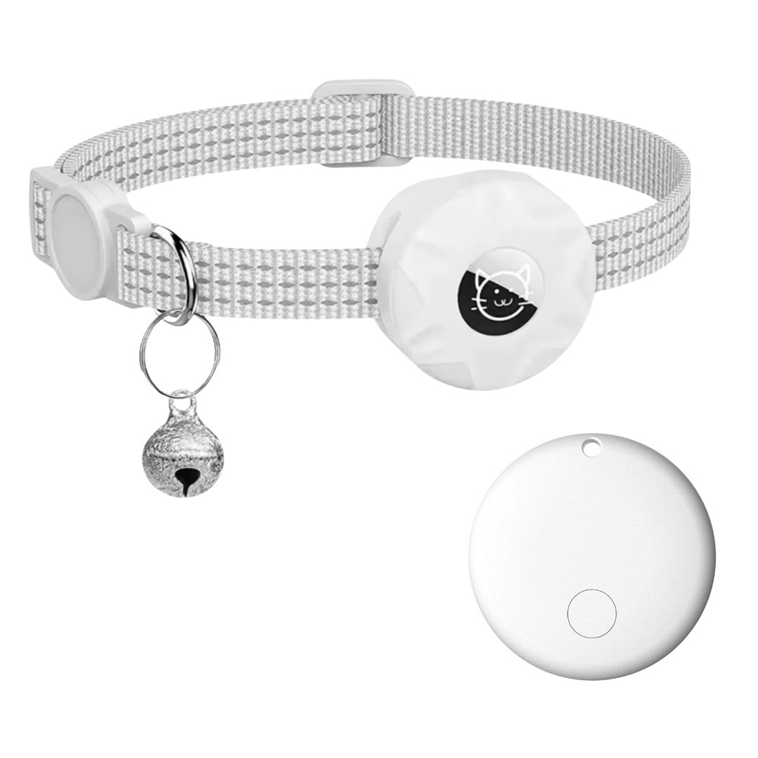 Pet tracker tag on a reflective collar - product photo 17