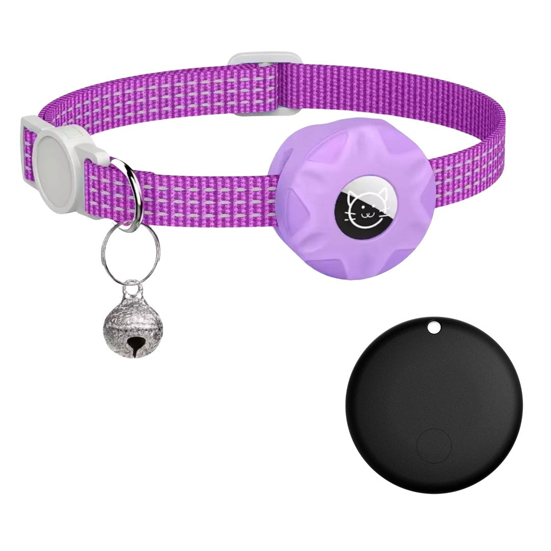 Pet tracker tag on a reflective collar - product photo 20
