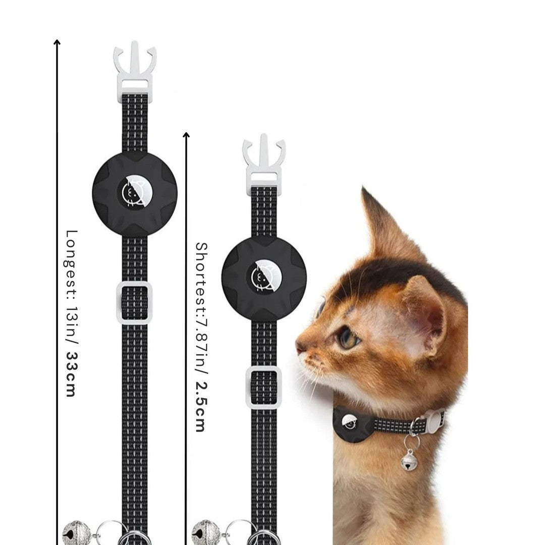 Pet tracker tag on a reflective collar - product photo 9