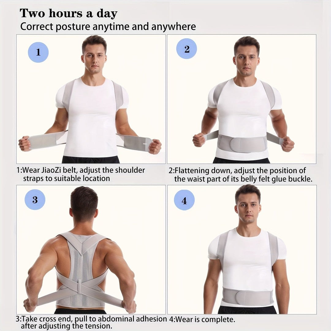 Adjustable neoprene back support band - product photo 9