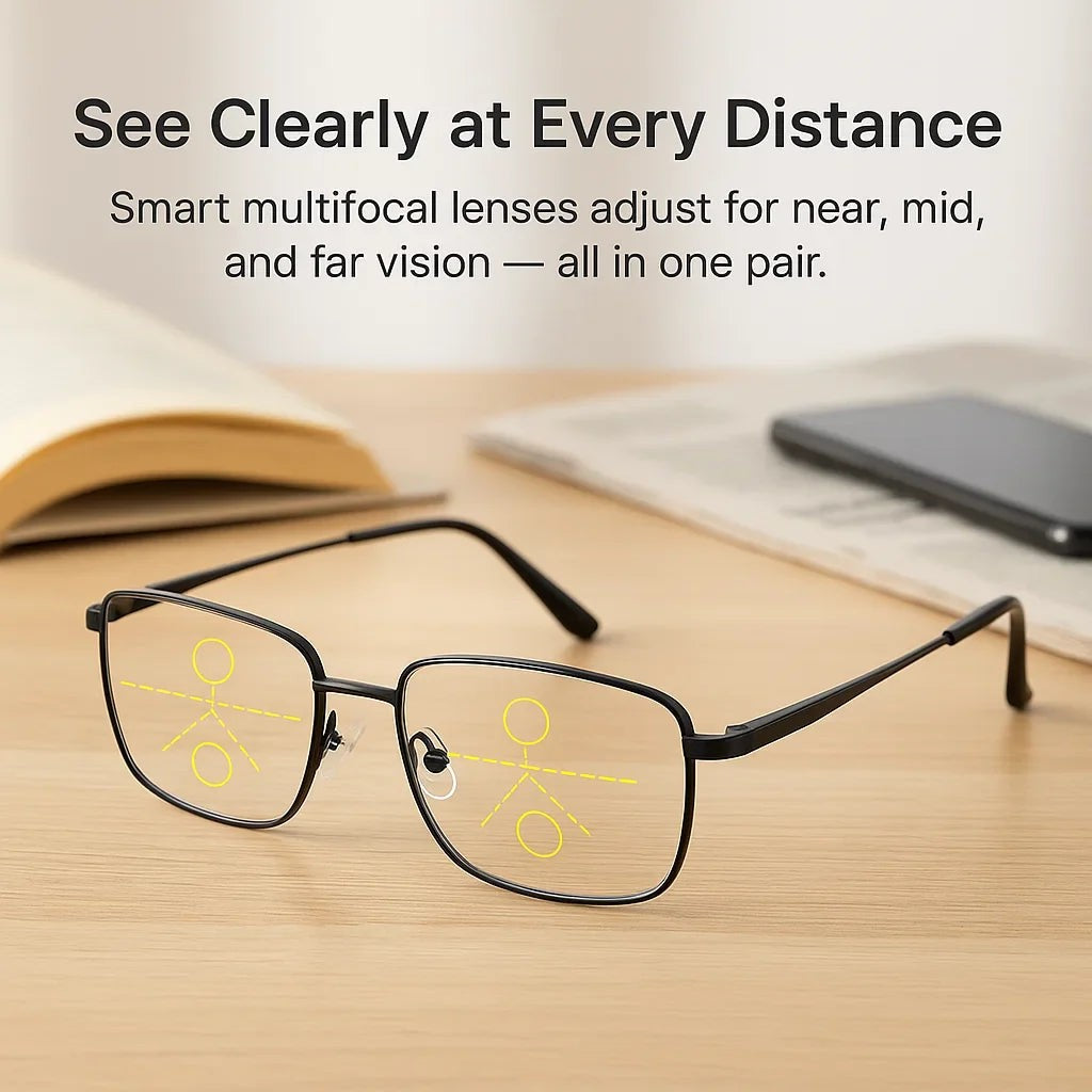 Progressive multifocal reading glasses - product photo 3