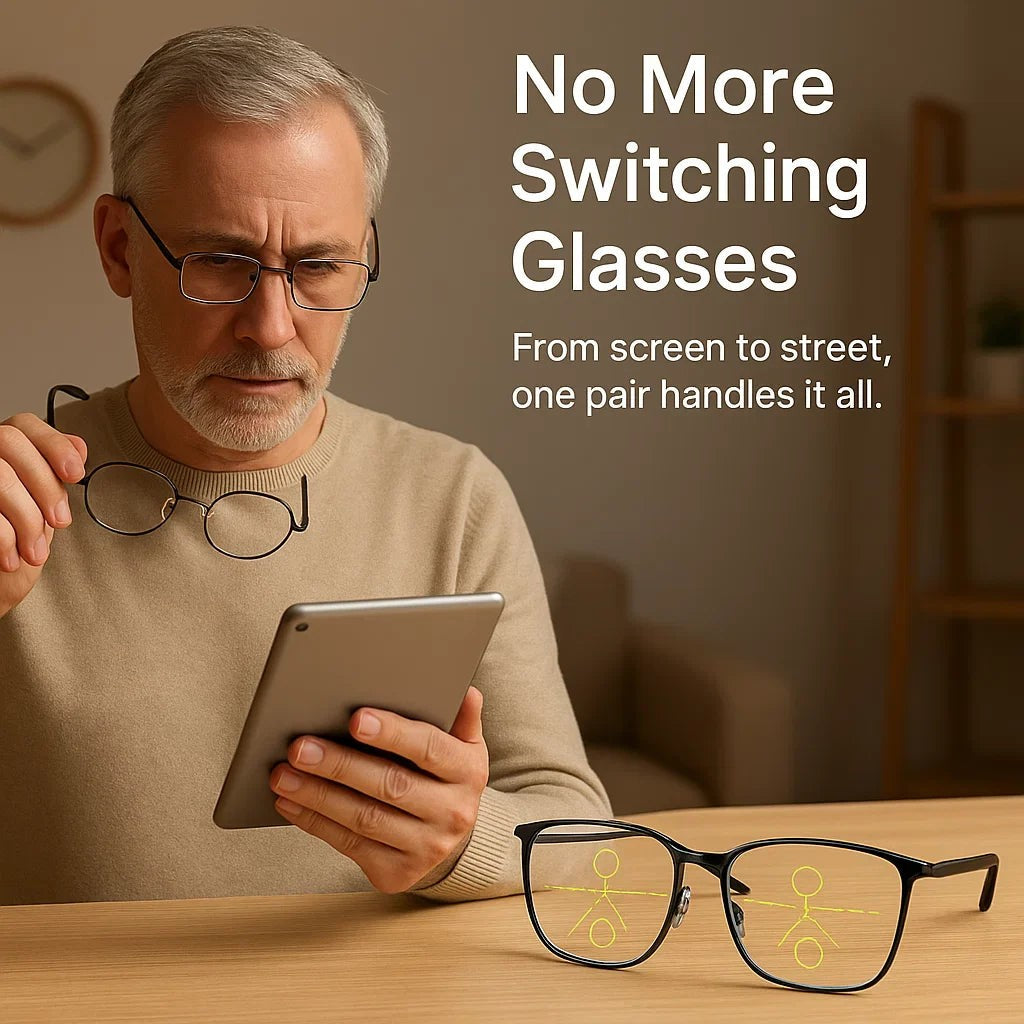 Progressive multifocal reading glasses - product photo 4