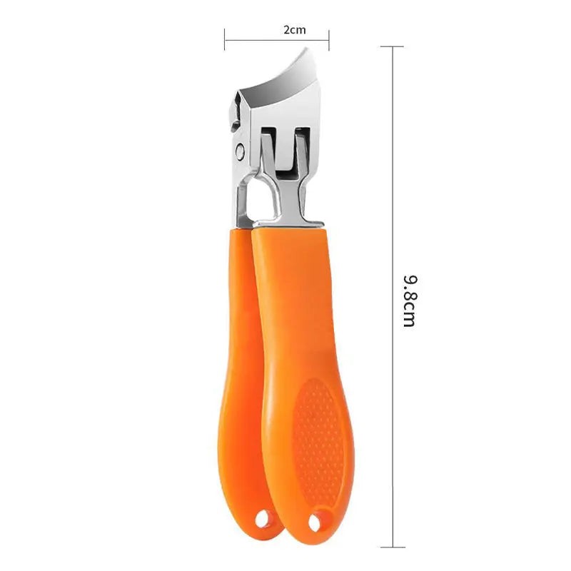 Wide-grip nail clippers with splash guard - product photo 7