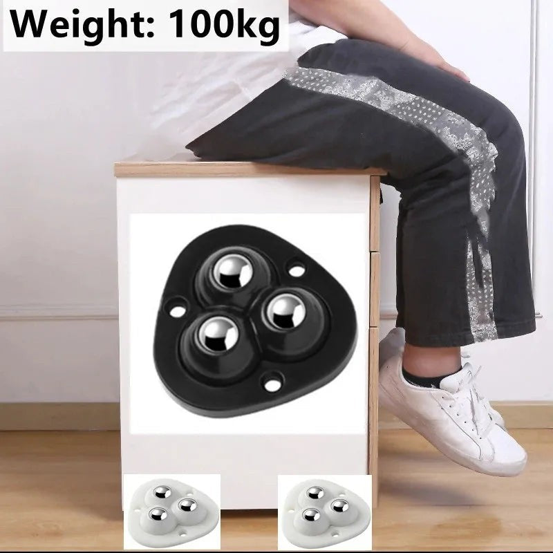 Self-adhesive 360 degree furniture casters - product photo 3