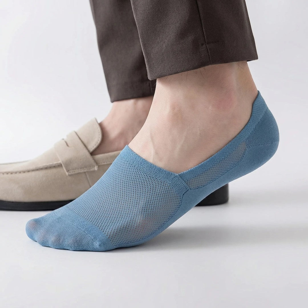 No-show socks with silicone heel grip - product photo 10