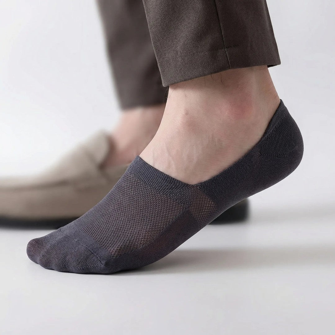 No-show socks with silicone heel grip - product photo 12
