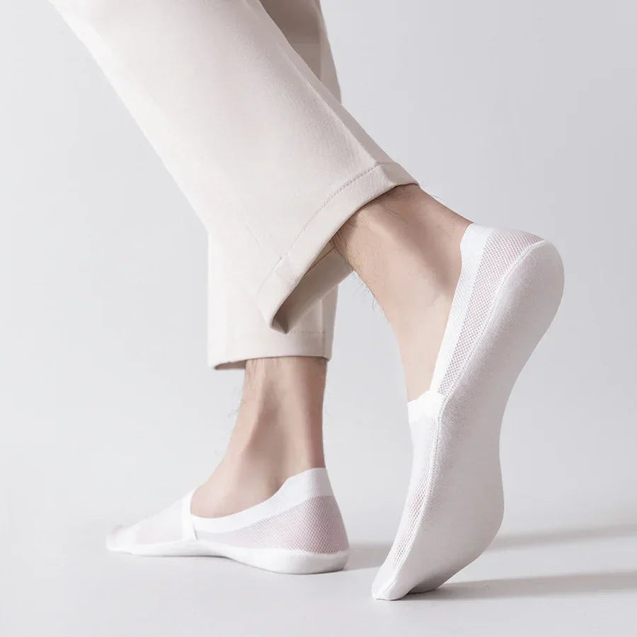 No-show socks with silicone heel grip - product photo 3