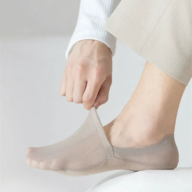 No-show socks with silicone heel grip - product photo 4