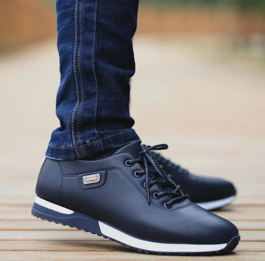 Men's velvet-lined casual sneakers - product photo 2