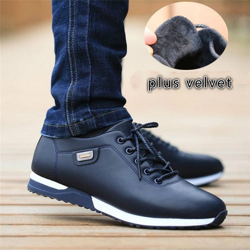 Men's velvet-lined casual sneakers - product photo 6