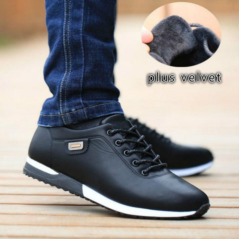 Men's velvet-lined casual sneakers - product photo 7