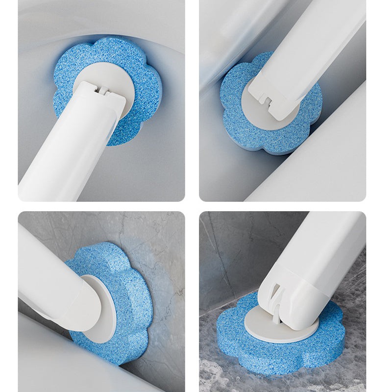 Disposable toilet brush with pre-loaded sponge heads - product photo 12