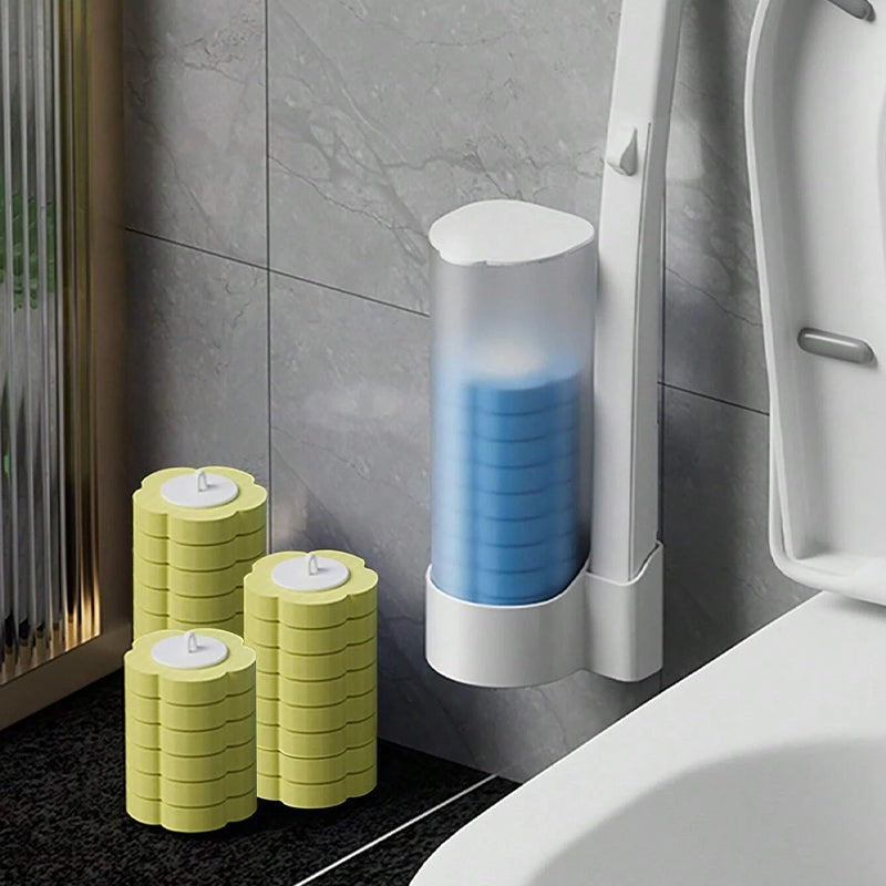Disposable toilet brush with pre-loaded sponge heads - product photo 14