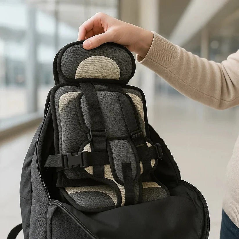 Foldable child travel seat with a five-point harness - product photo 3