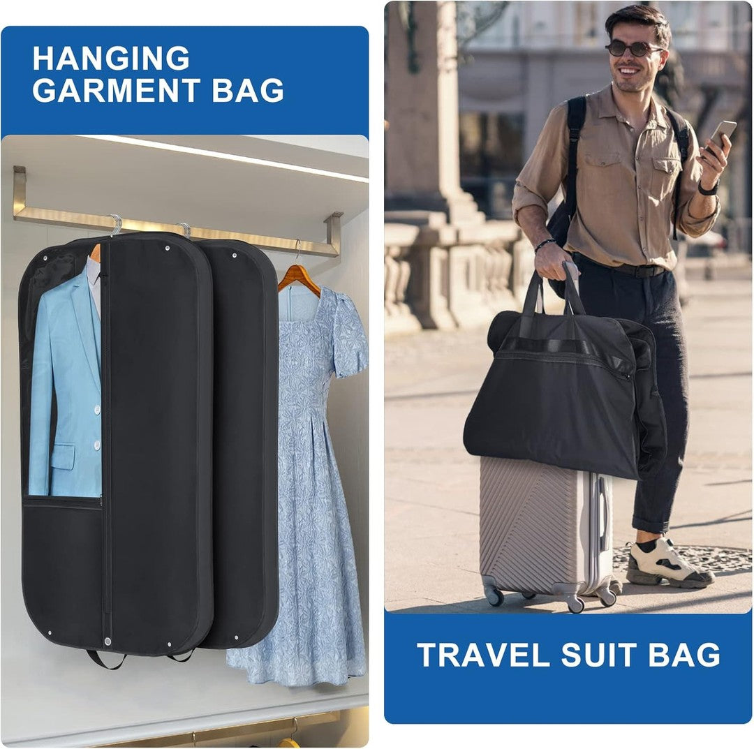 Waterproof Oxford garment bag with a clear window - product photo 4