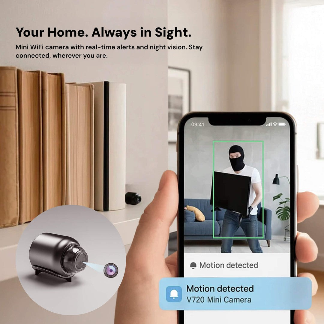 Mini 1080p WiFi indoor camera - product photo 3