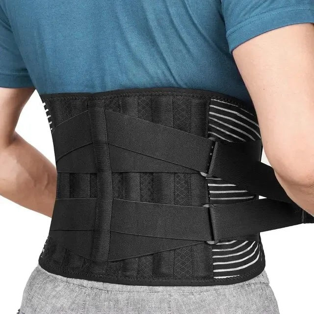 Lumbar back support belt with aluminium stays - product photo 1