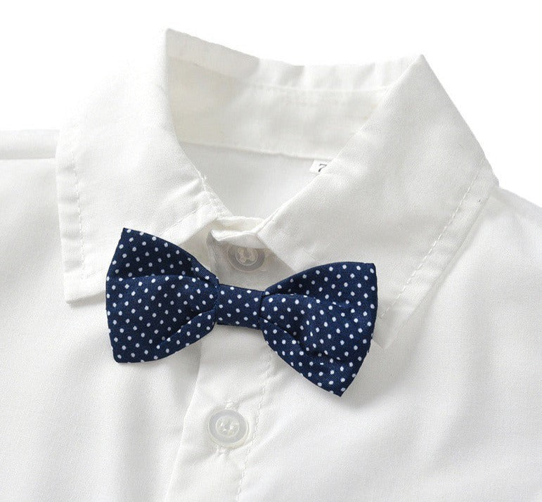 Boys' three-piece shirt, waistcoat and trouser set - product photo 11