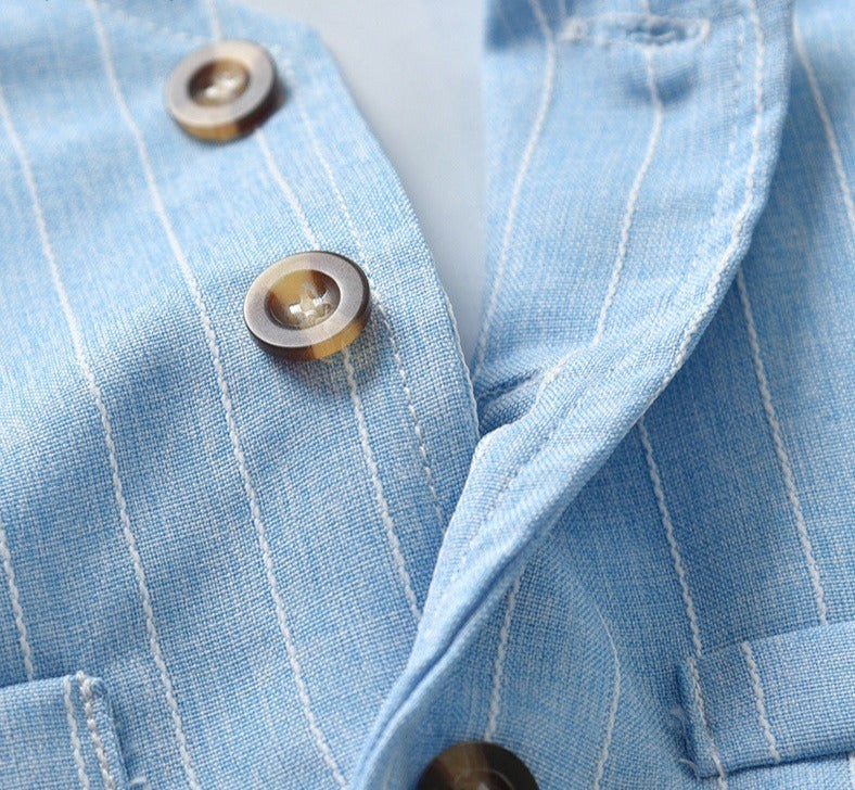 Boys' three-piece shirt, waistcoat and trouser set - product photo 9
