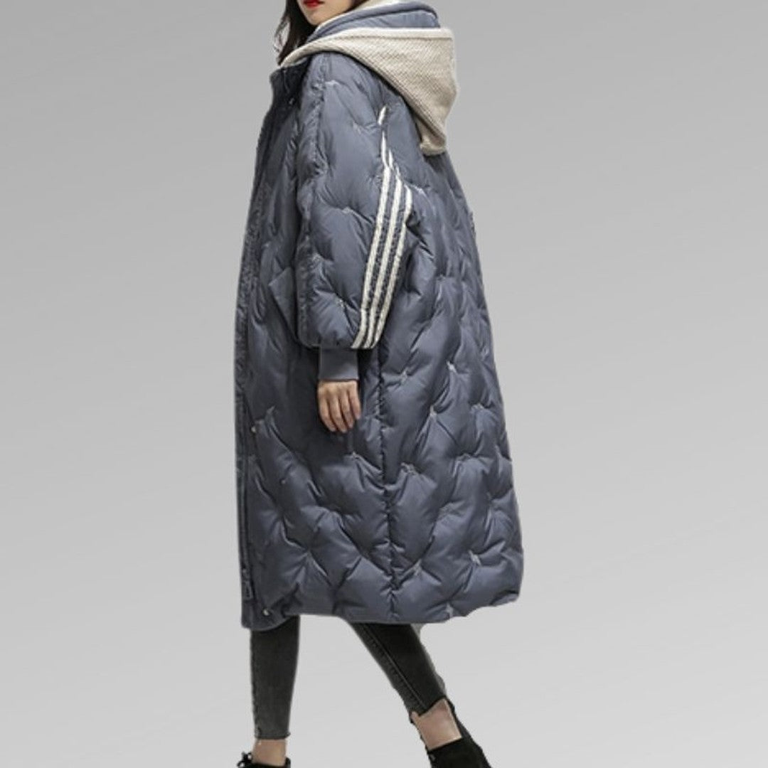 Woman wearing the Zsofia women's jacket, back view